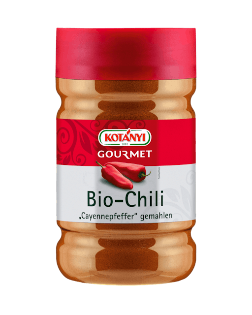 Kotányi Gourmet Bio Chili Cayennepfeffer gemahlen in der 1200ccm