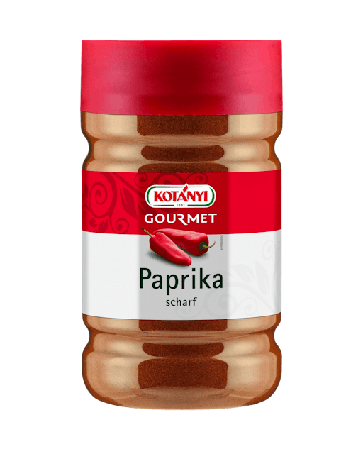 Kotányi Gourmet Paprika scharf in der 1200ccm Dose