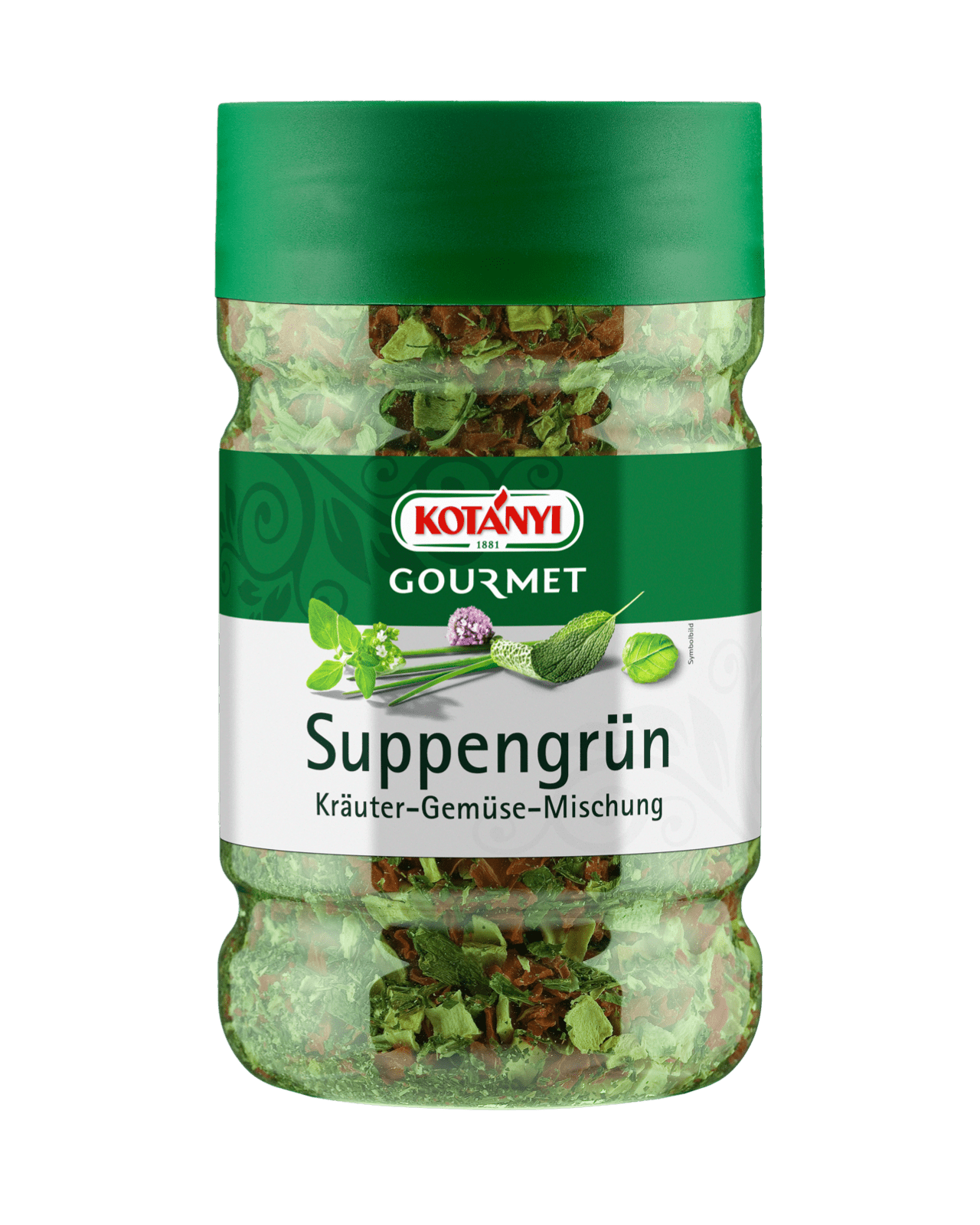 Kotányi Gourmet Suppengrün in der 1200ccm Dose