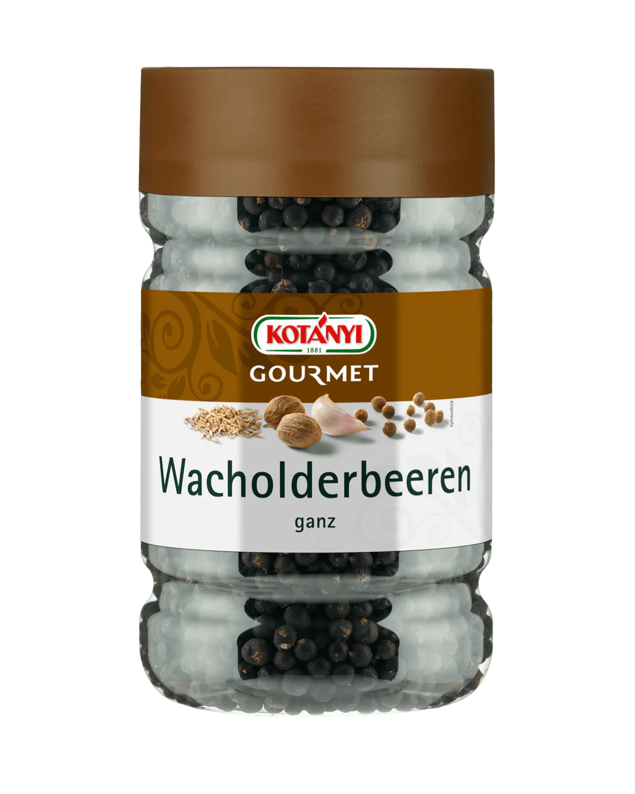 Kotányi Gourmet Wacholderbeeren ganz in der 1200ccm Dose