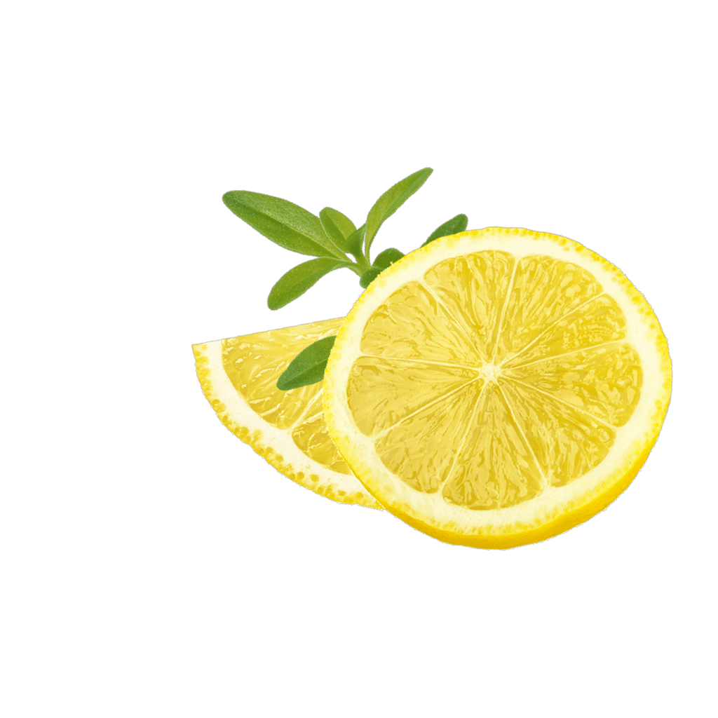 aufgeschnittene Zitrone