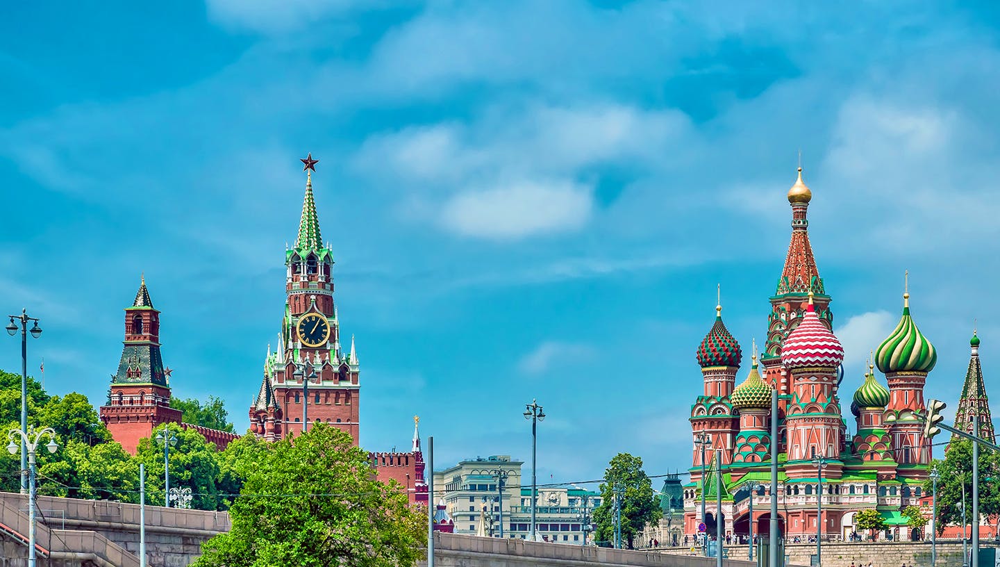 View Of The Red Square From The Moscow River 