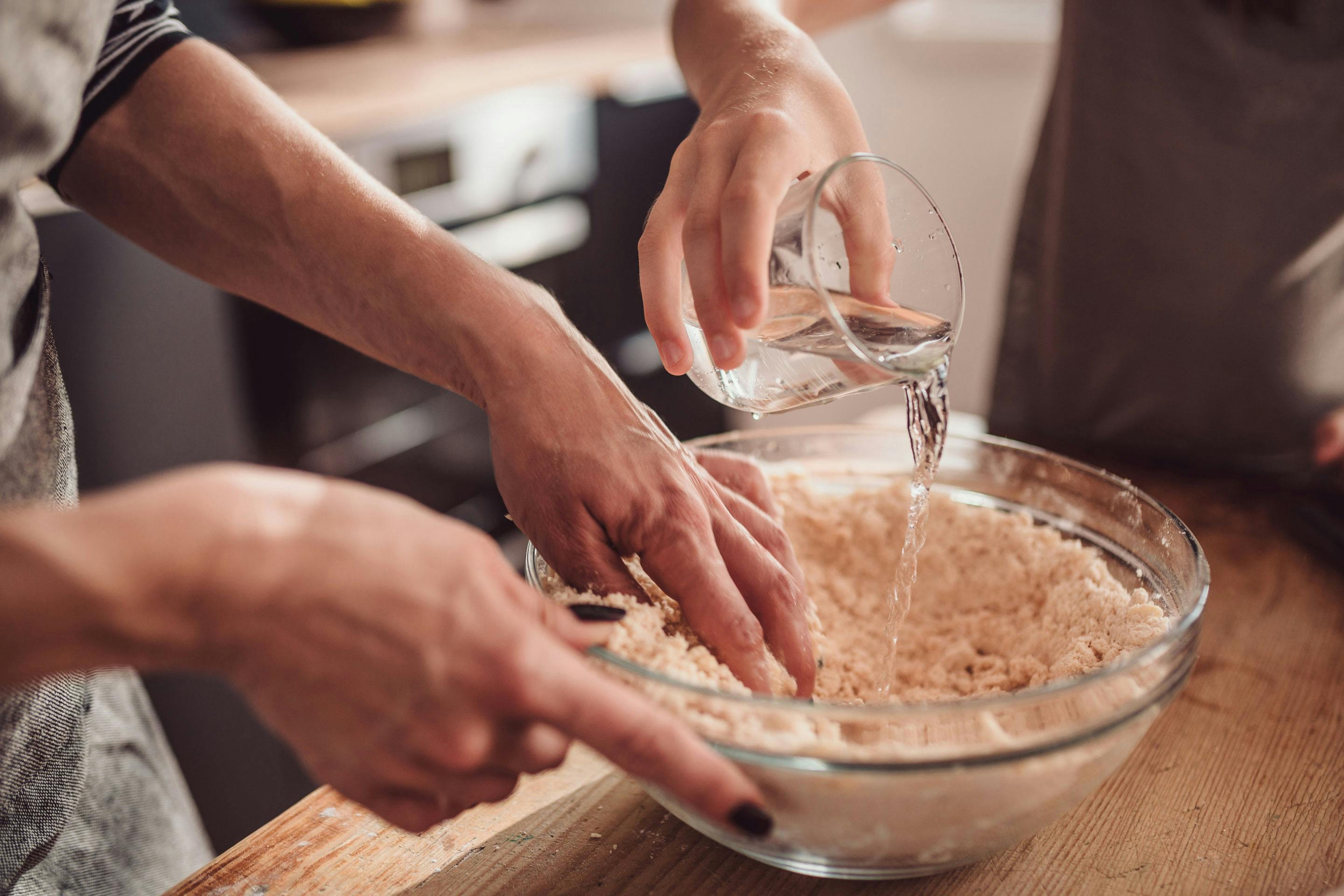 Vegan Backen Wasser