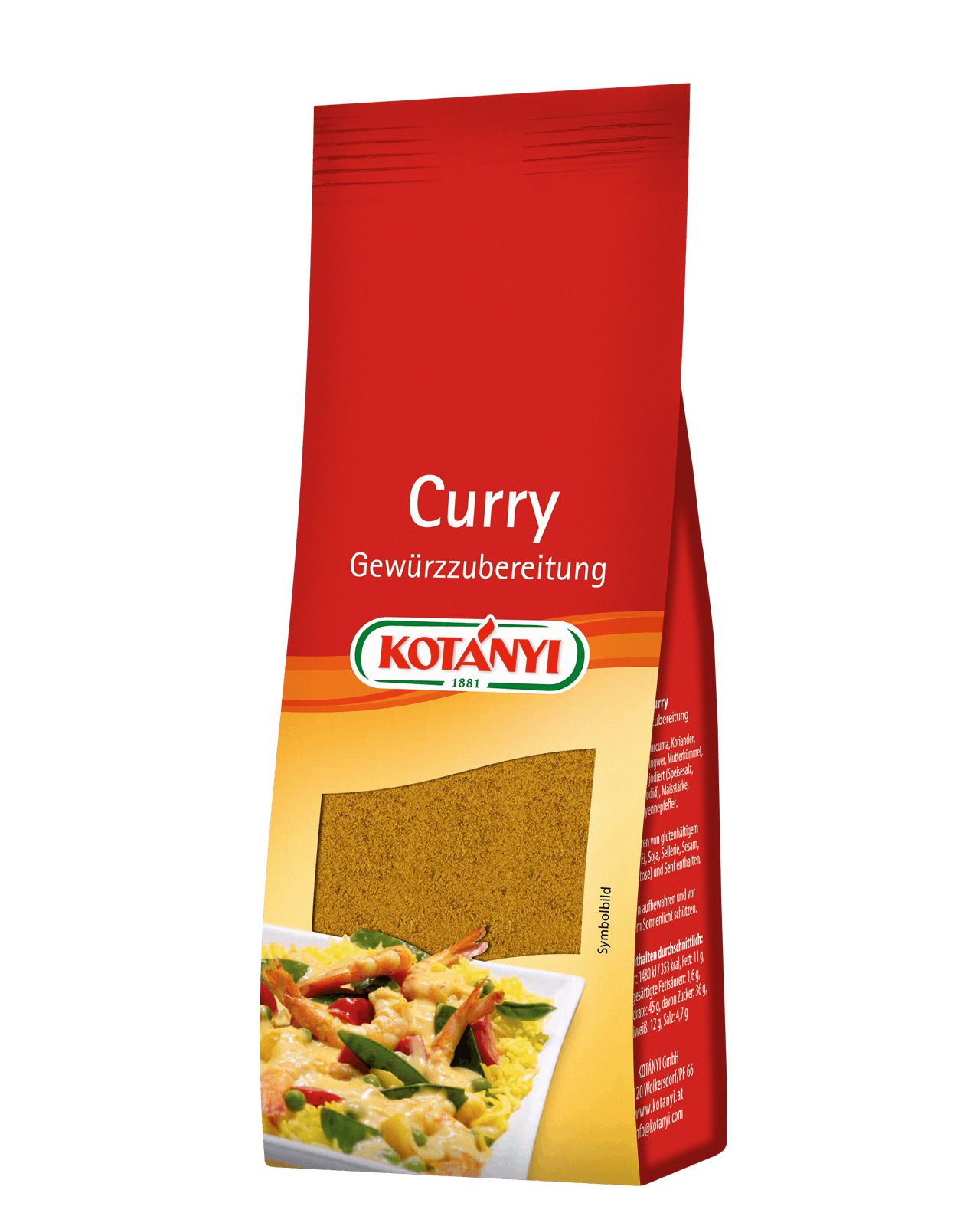 0537145 Curry Vorratspackung Kotanyi