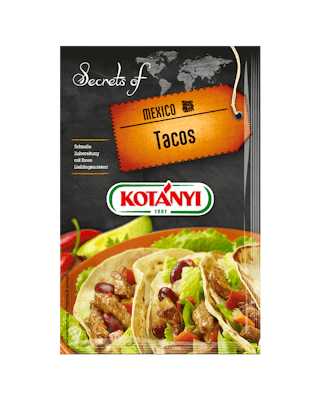9001414035429 3542016 Secrets Of Mexico Tacos Brief Kotanyi