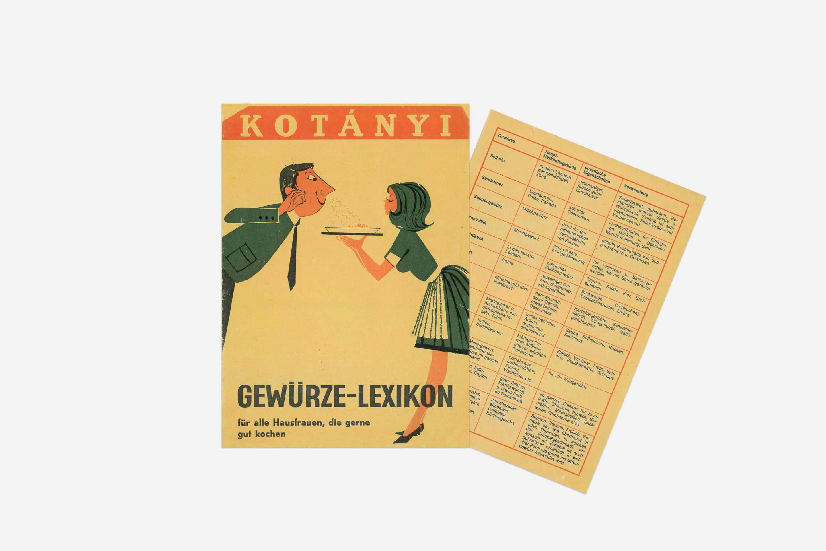 Kotányi Gewürzlexikon von 1970