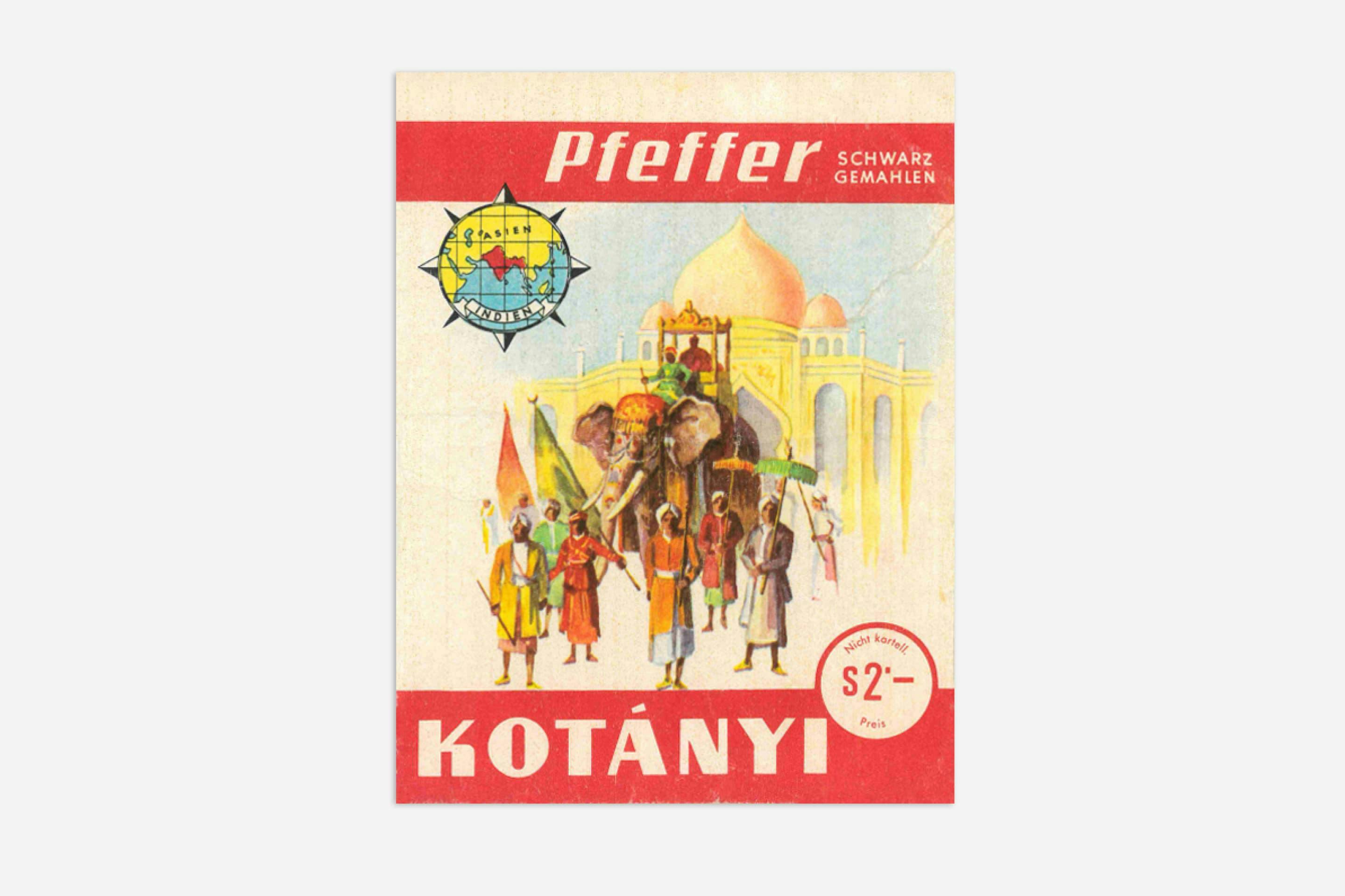 Kotányi Gewürzbrief mit Pfeffer