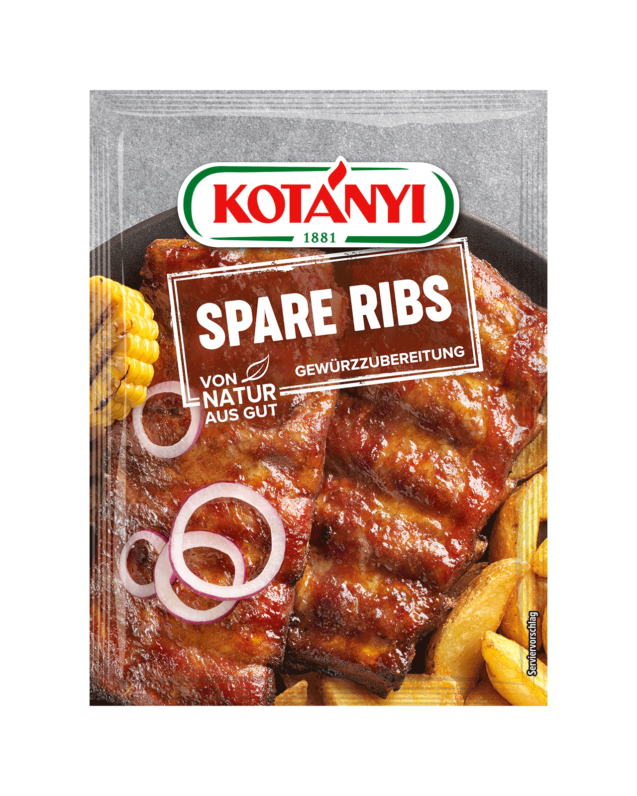 9001414010181 101801 Kotányi Spare Ribs Gewürzzubereitung At Pouch Vs