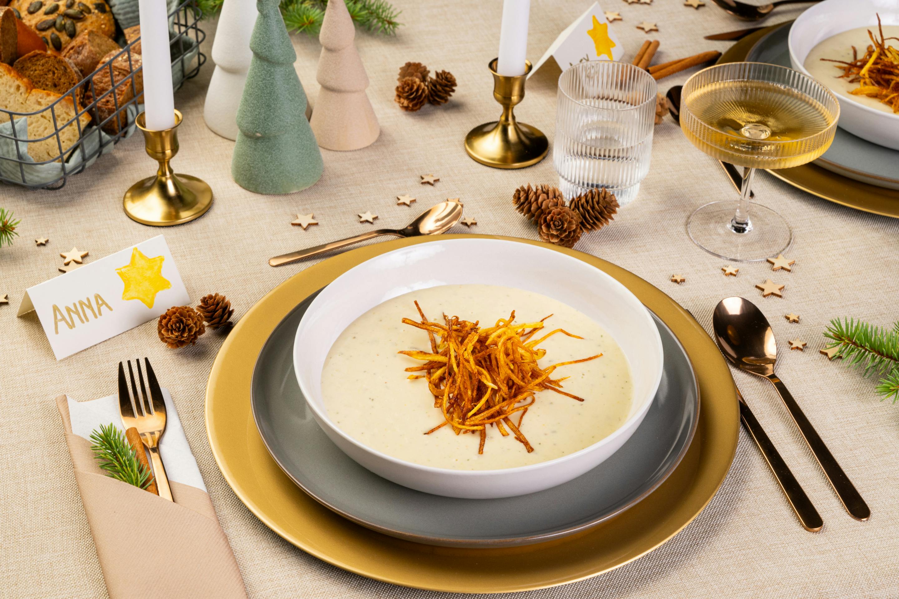 Weihnachtsmenü24 Erdäpfelsuppe