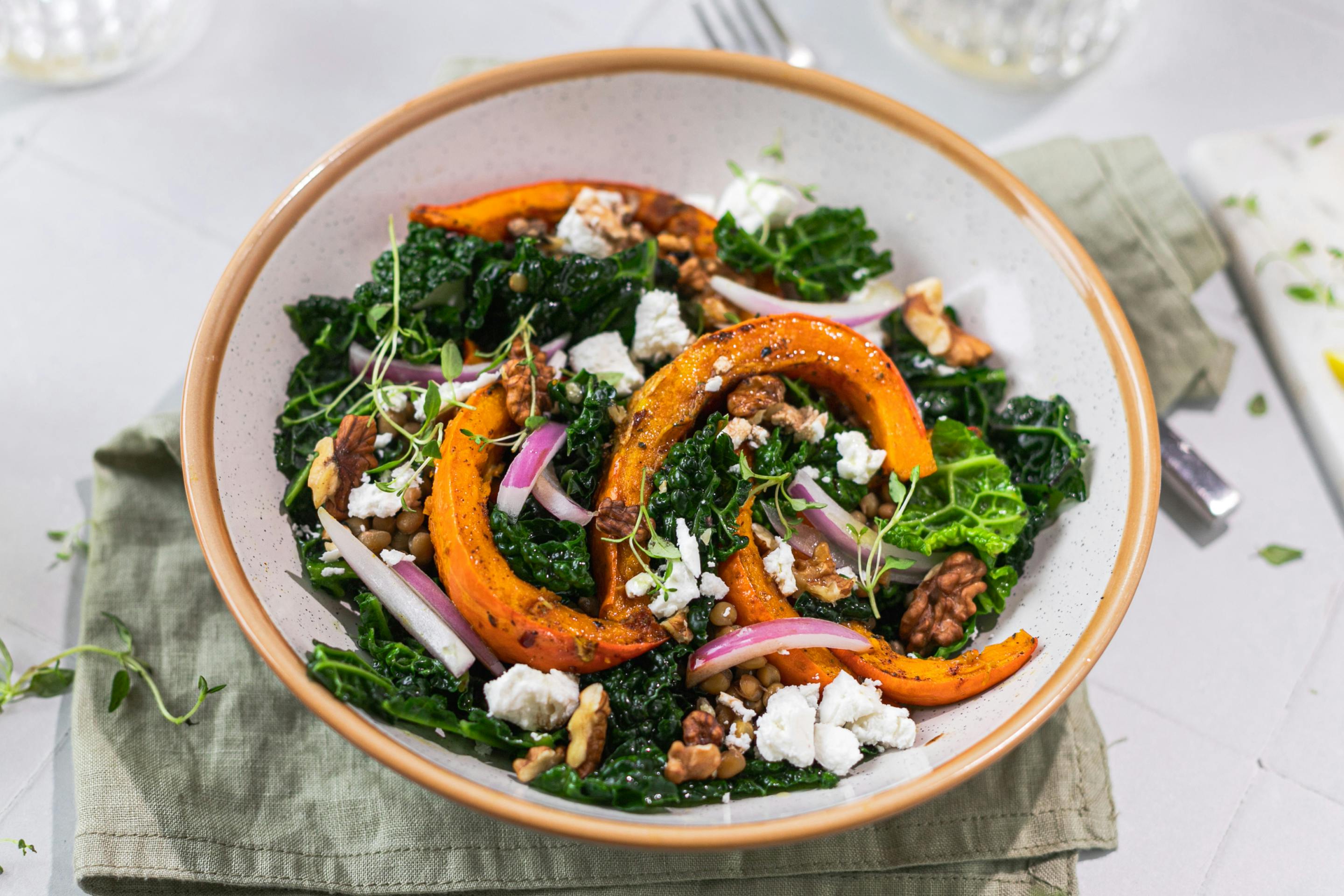 Autumn Salad Pumpkin