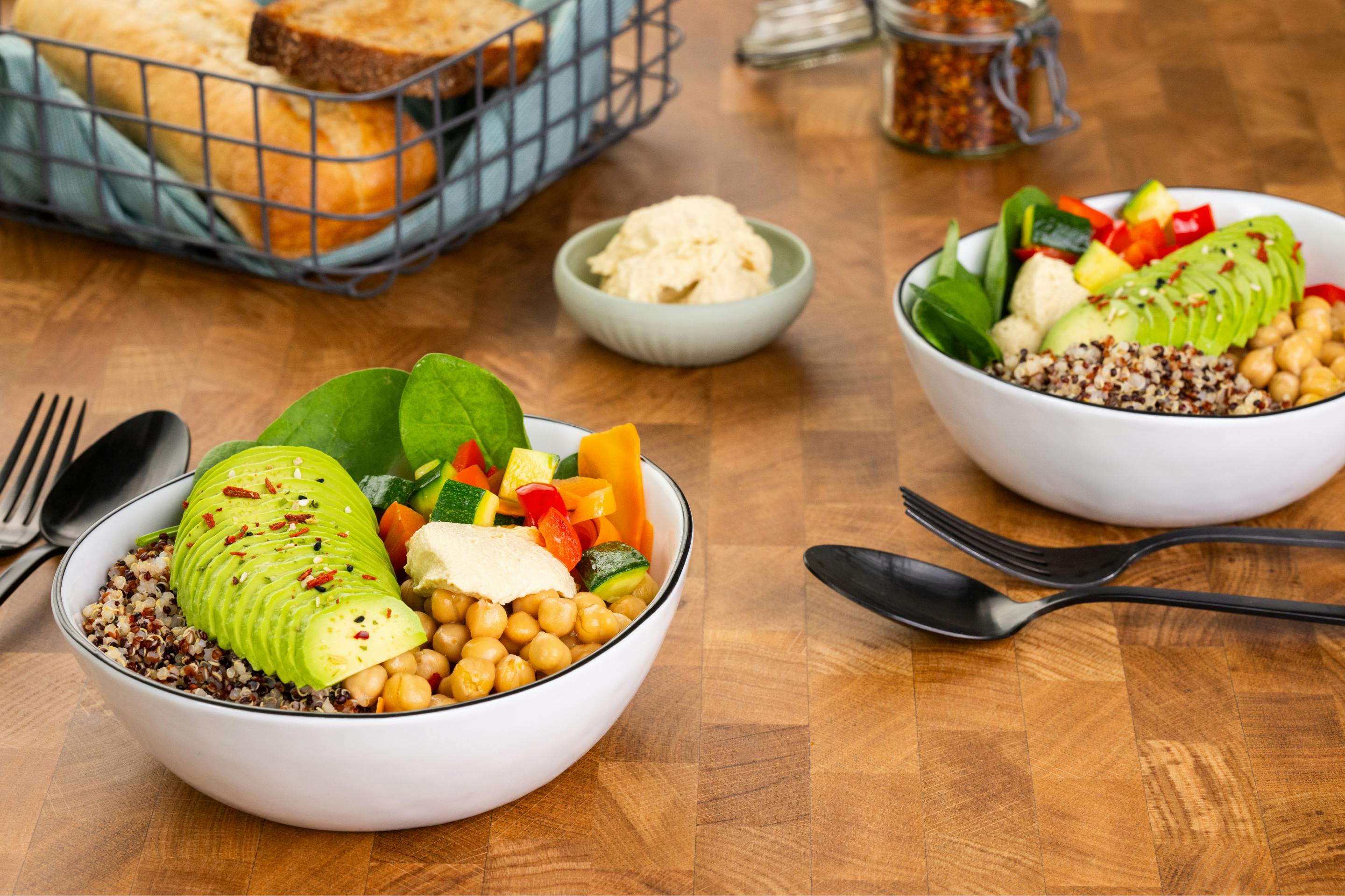 Bunte Bowl Mit Avocado Topping Landing Page