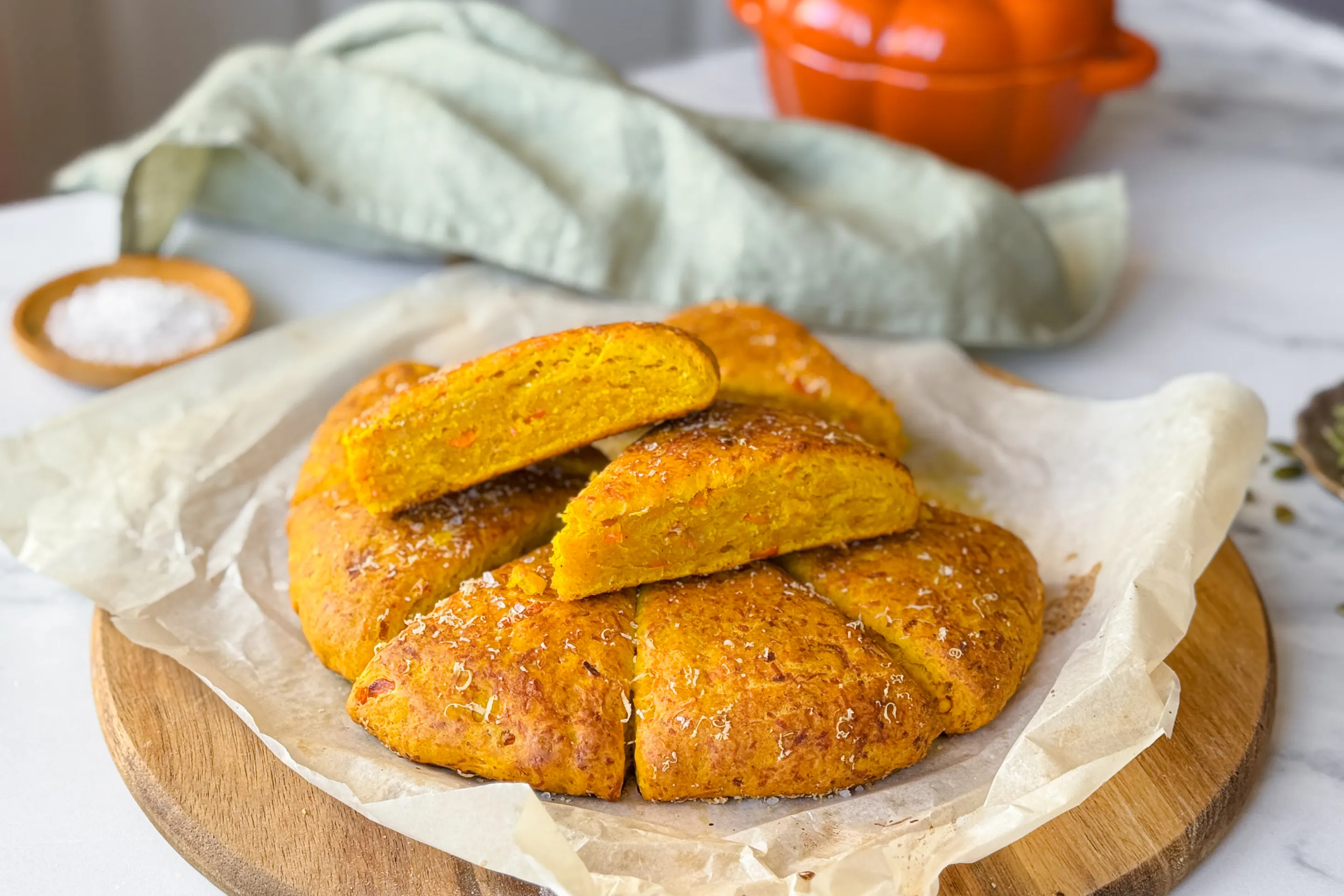 Pumpkin And Parmesan Scones